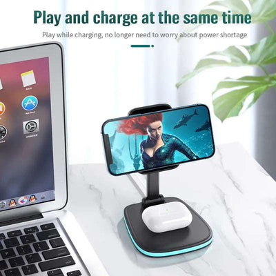 3in1 Magnetic Folding Wireless Charger Justforkixxs